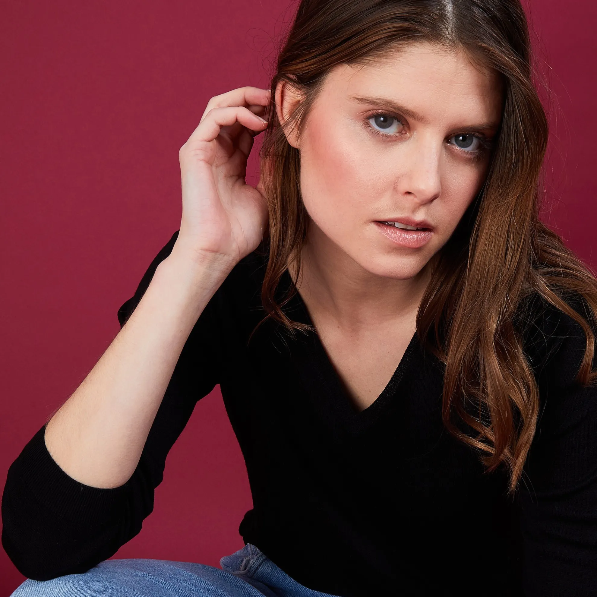 Maison Montagut Pull Col V En Laine - Baobab>Femme Pulls