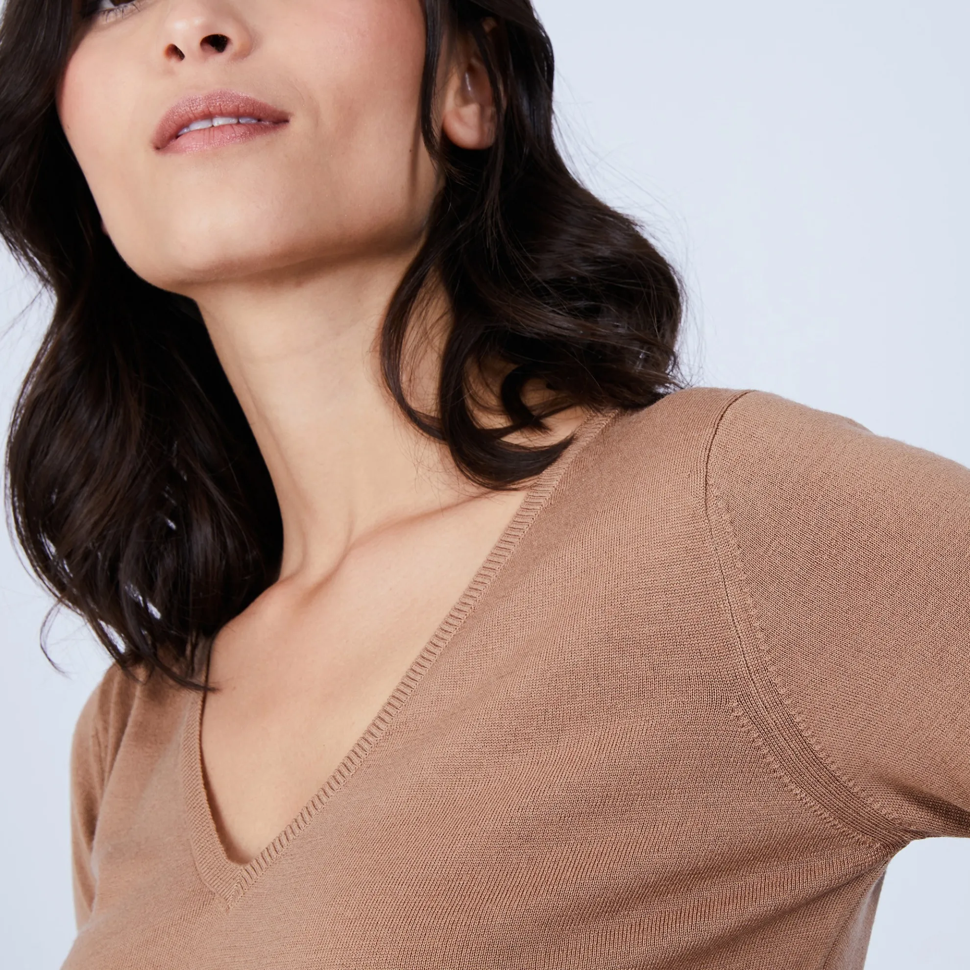 Maison Montagut Pull Col V En Laine Merinos - Bahia>Femme Pulls