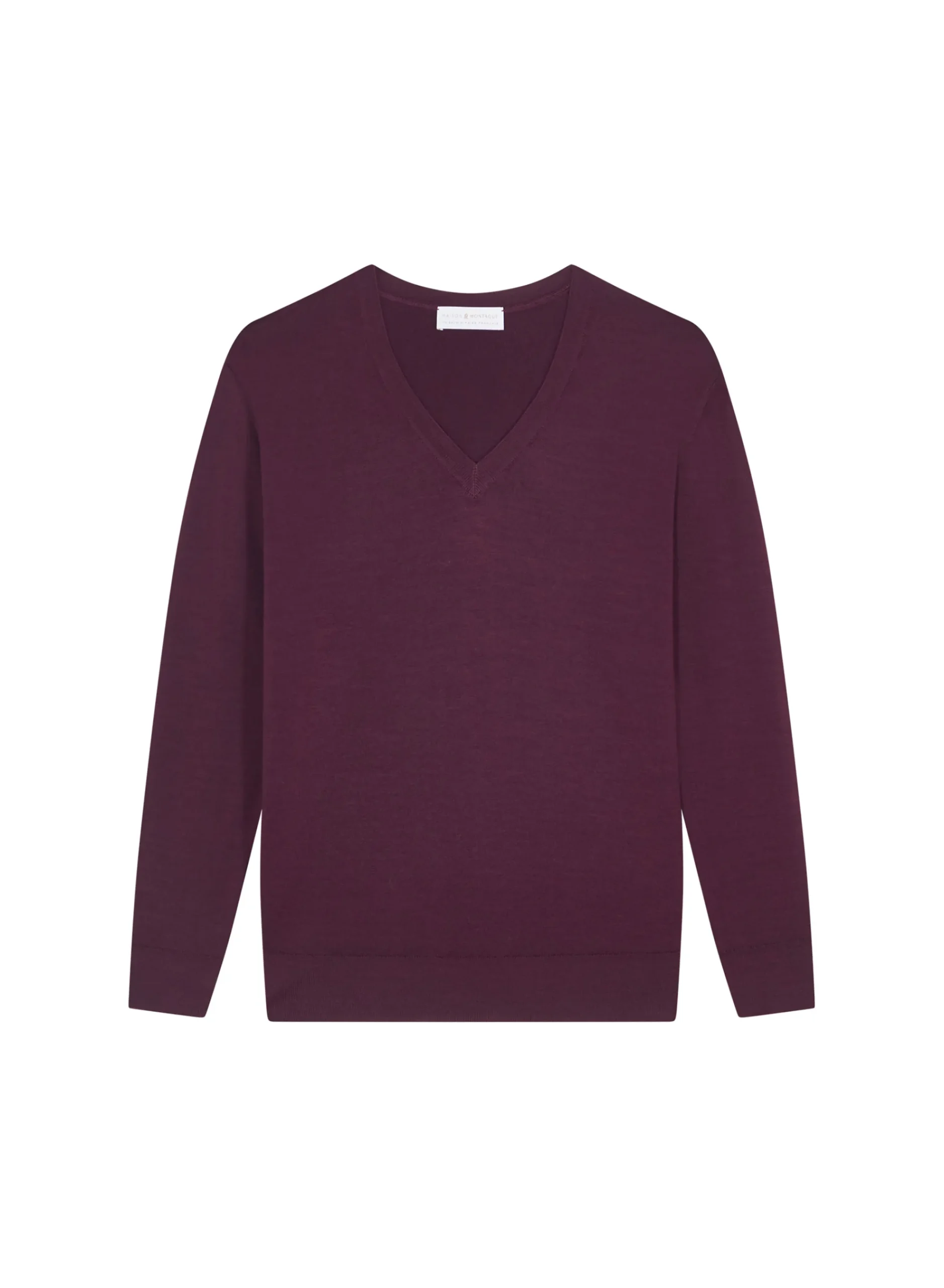 Maison Montagut Pull Col V En Laine Merinos - Arya>Femme Pulls