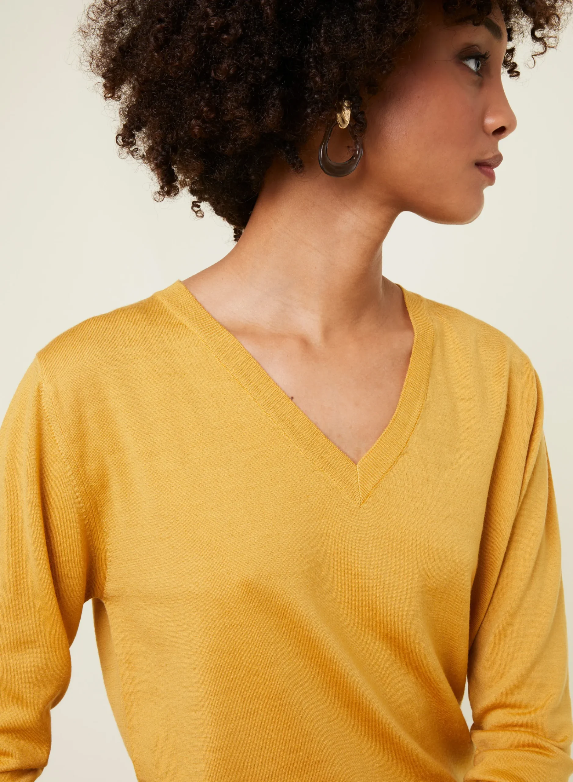 Maison Montagut Pull Col V En Laine Merinos - Arya>Femme Pulls