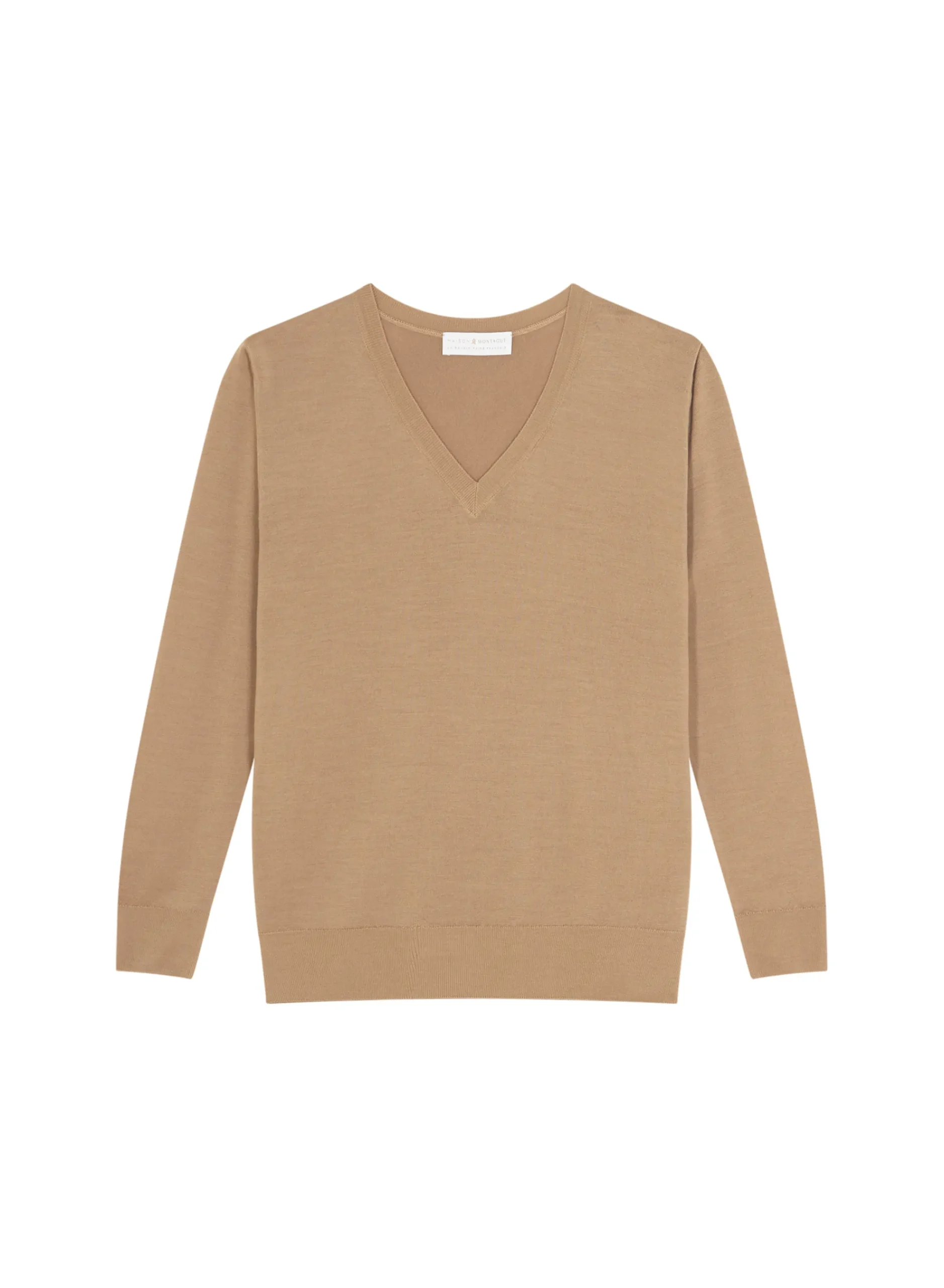 Maison Montagut Pull Col V En Laine Merinos - Arya>Femme Pulls