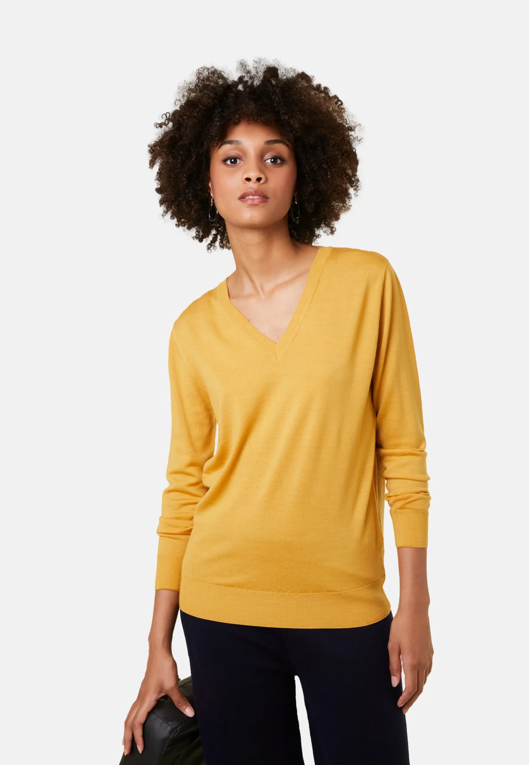 Maison Montagut Pull Col V En Laine Merinos - Arya>Femme Pulls
