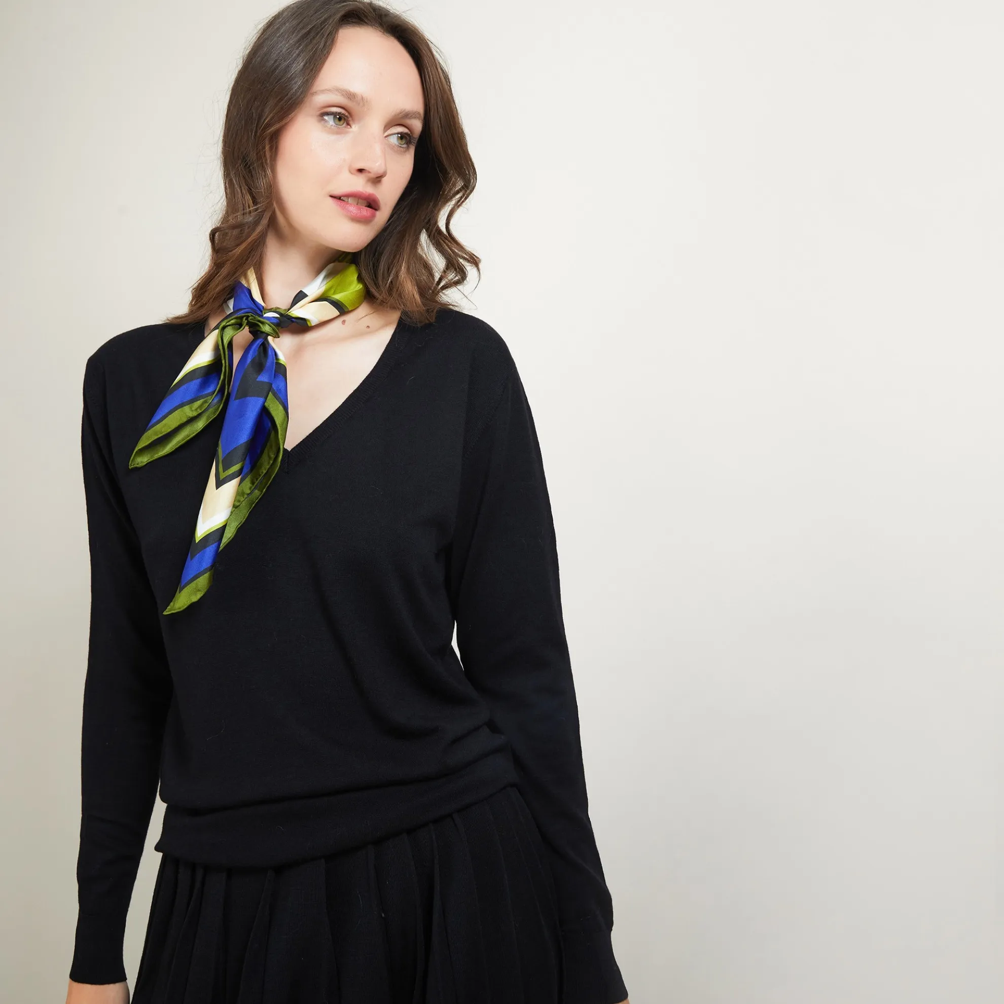 Maison Montagut Pull Col V En Laine Merinos - Boule>Femme Pulls