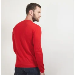 Maison Montagut Pull Col V En Laine Merinos - Badyss><noscript><img width=