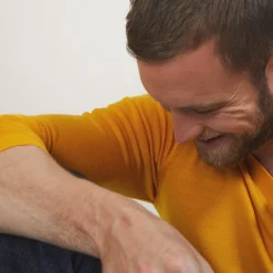 Maison Montagut Pull Col V En Laine Merinos - Badyss><noscript><img width=