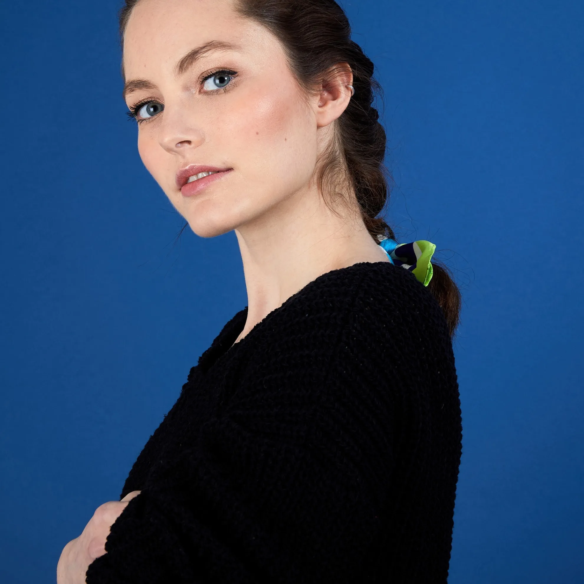 Maison Montagut Pull Col V En Maille Cotelee - Bulle>Femme Pulls