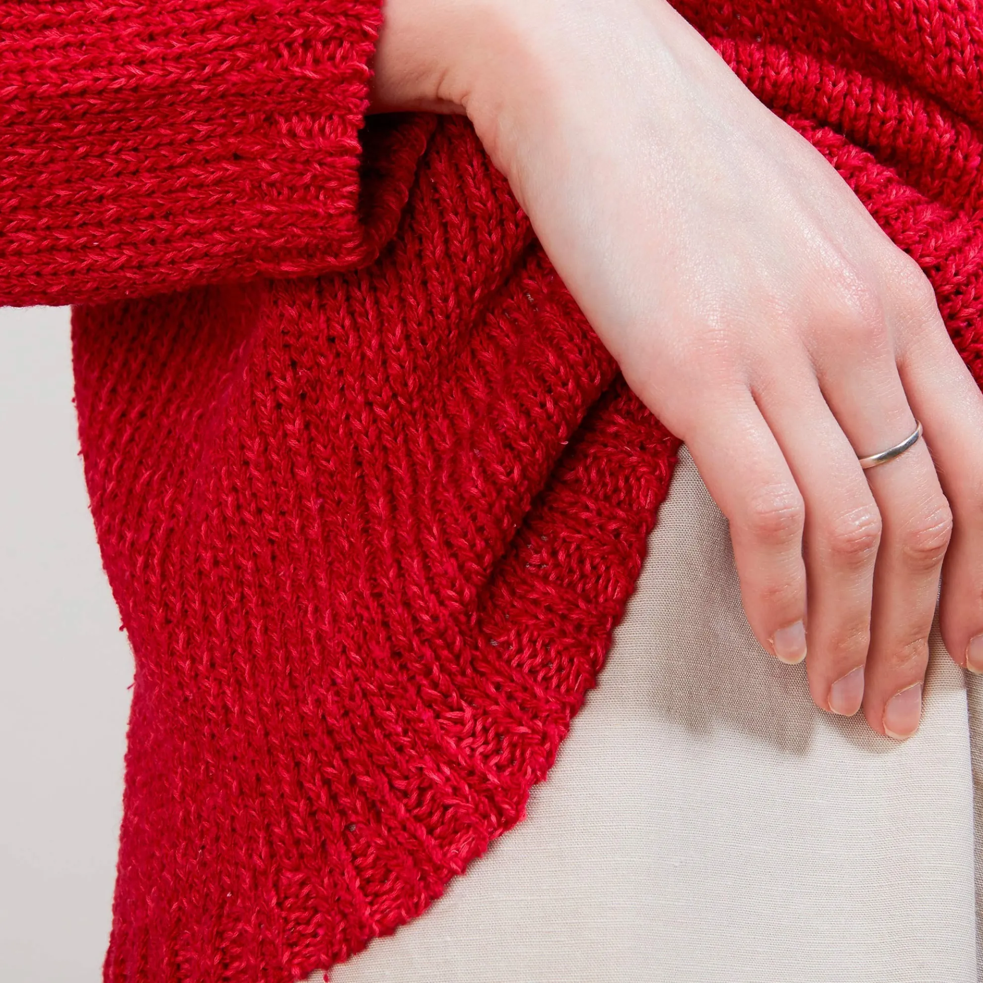 Maison Montagut Pull Col V En Soie Coton Et Laine - Blovis>Femme Pulls