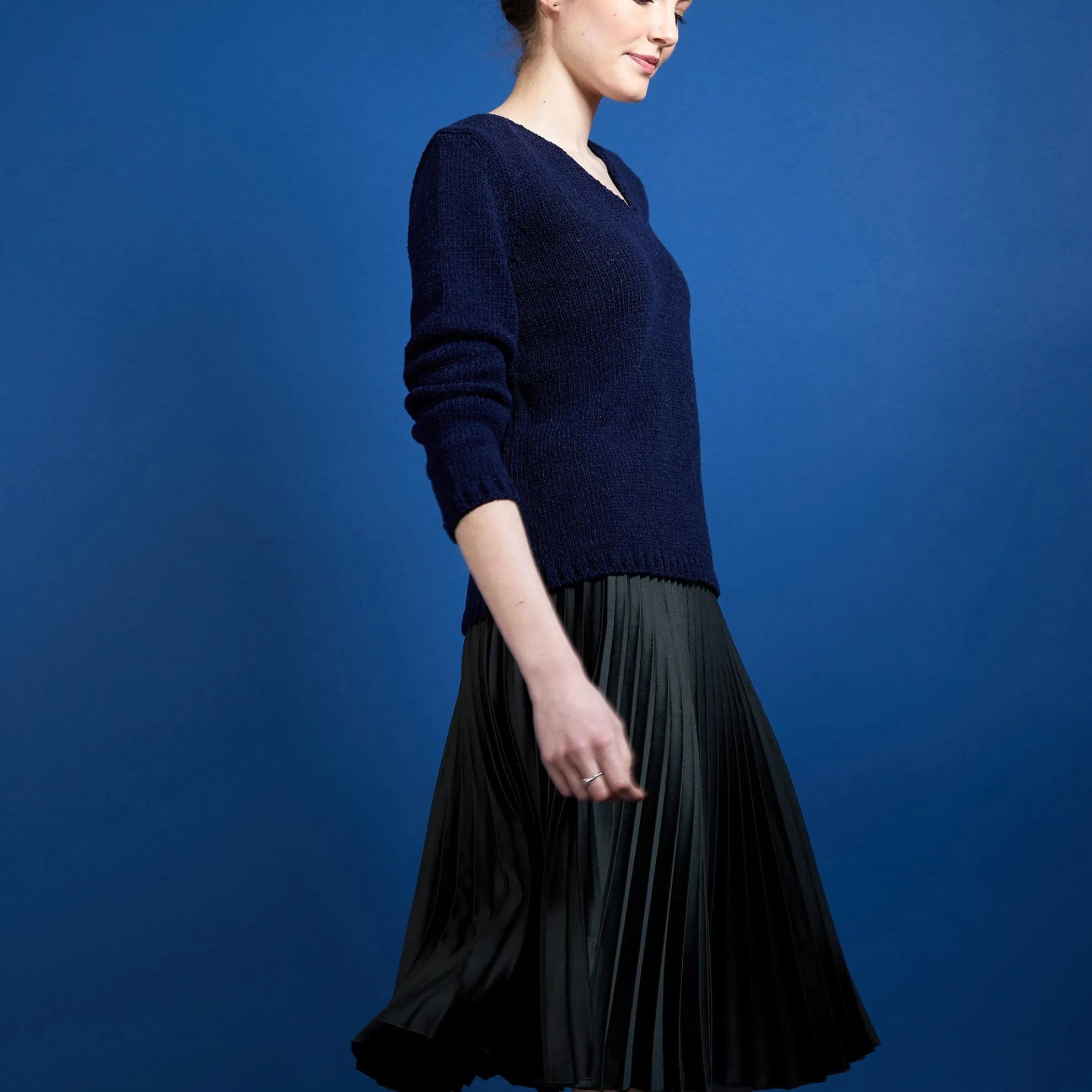 Maison Montagut Pull Col V En Soie Coton Et Laine - Blovis>Femme Pulls