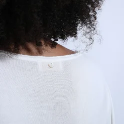 Maison Montagut Pull Col V Oversize En Bambou Cachemire - Ornella><noscript><img width=