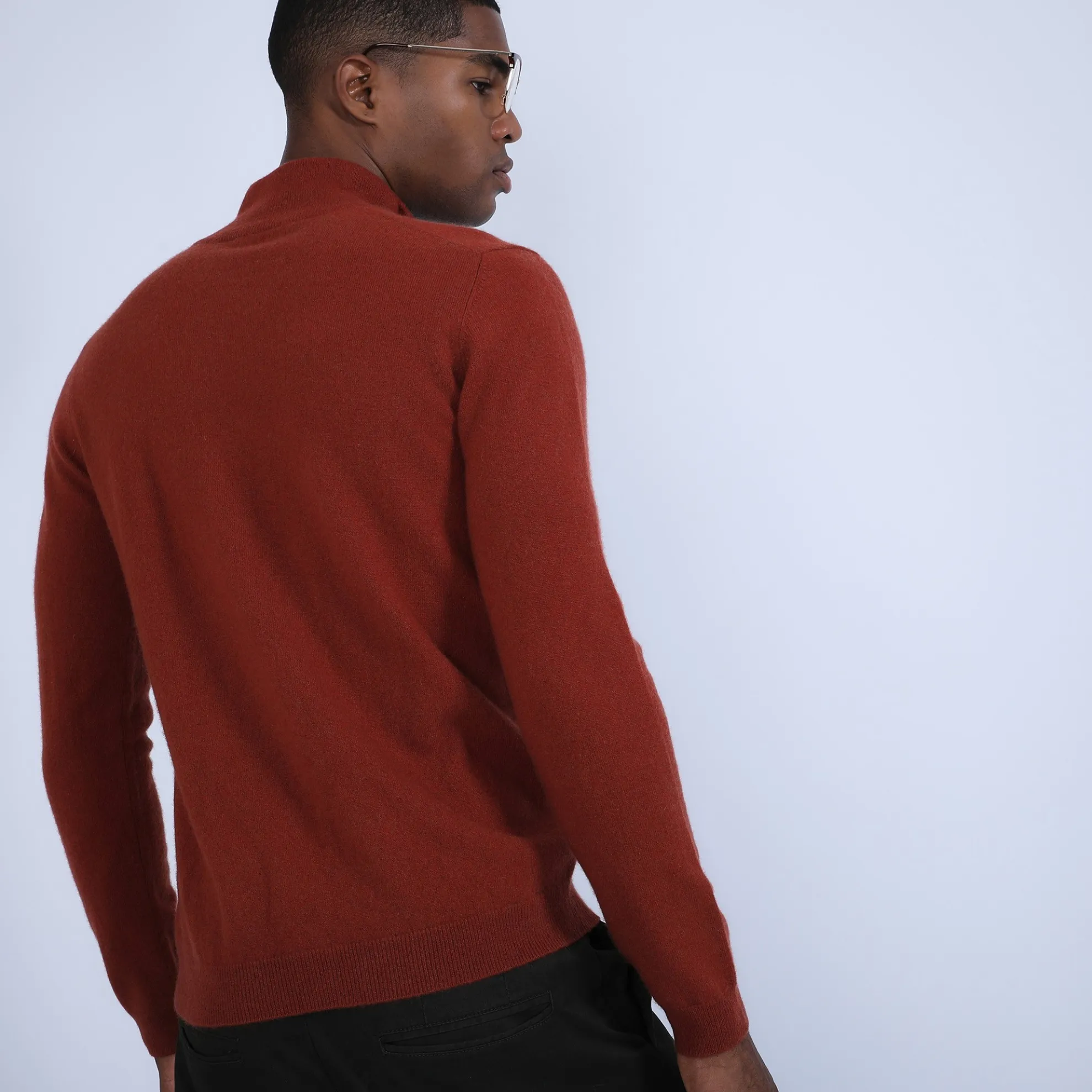 Maison Montagut Pull Col Zippe En Cachemire 2 Fils - Blaise>Homme Pulls