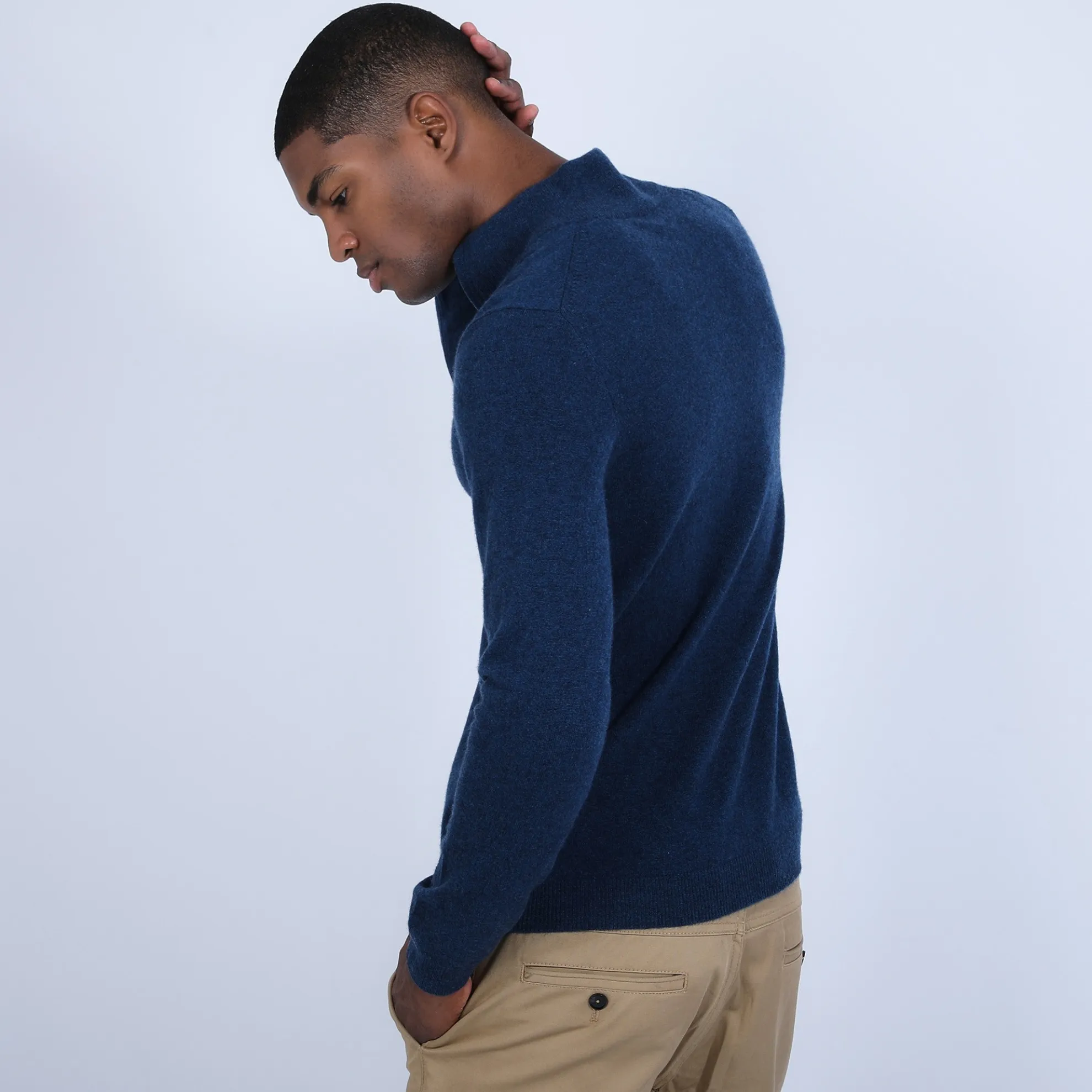 Maison Montagut Pull Col Zippe En Cachemire 2 Fils - Blaise>Homme Pulls