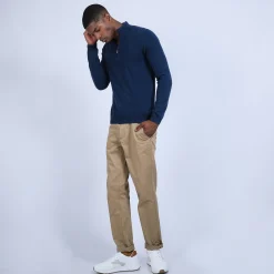 Maison Montagut Pull Col Zippe En Cachemire 2 Fils - Blaise><noscript><img width=