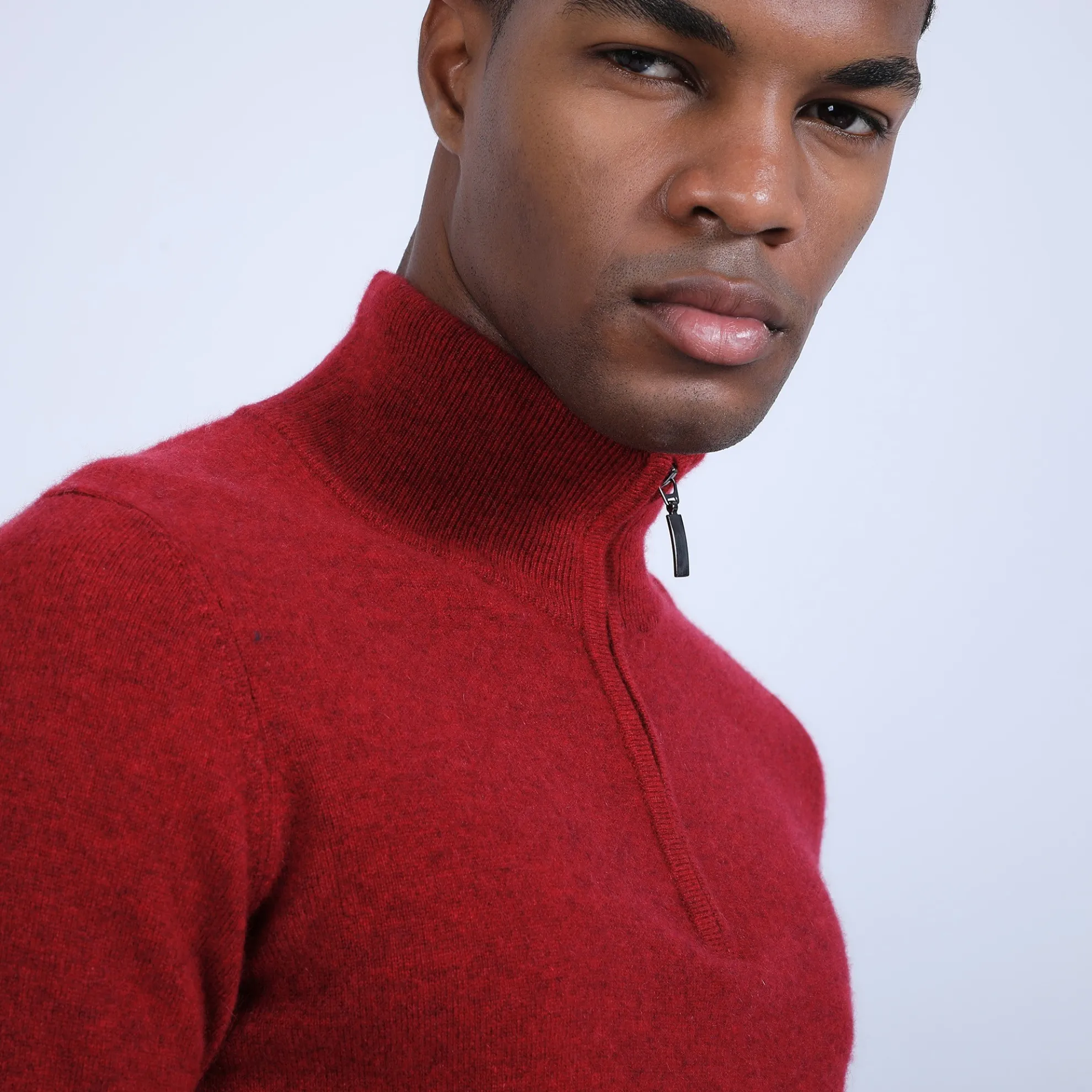 Maison Montagut Pull Col Zippe En Cachemire 2 Fils - Blaise>Homme Pulls