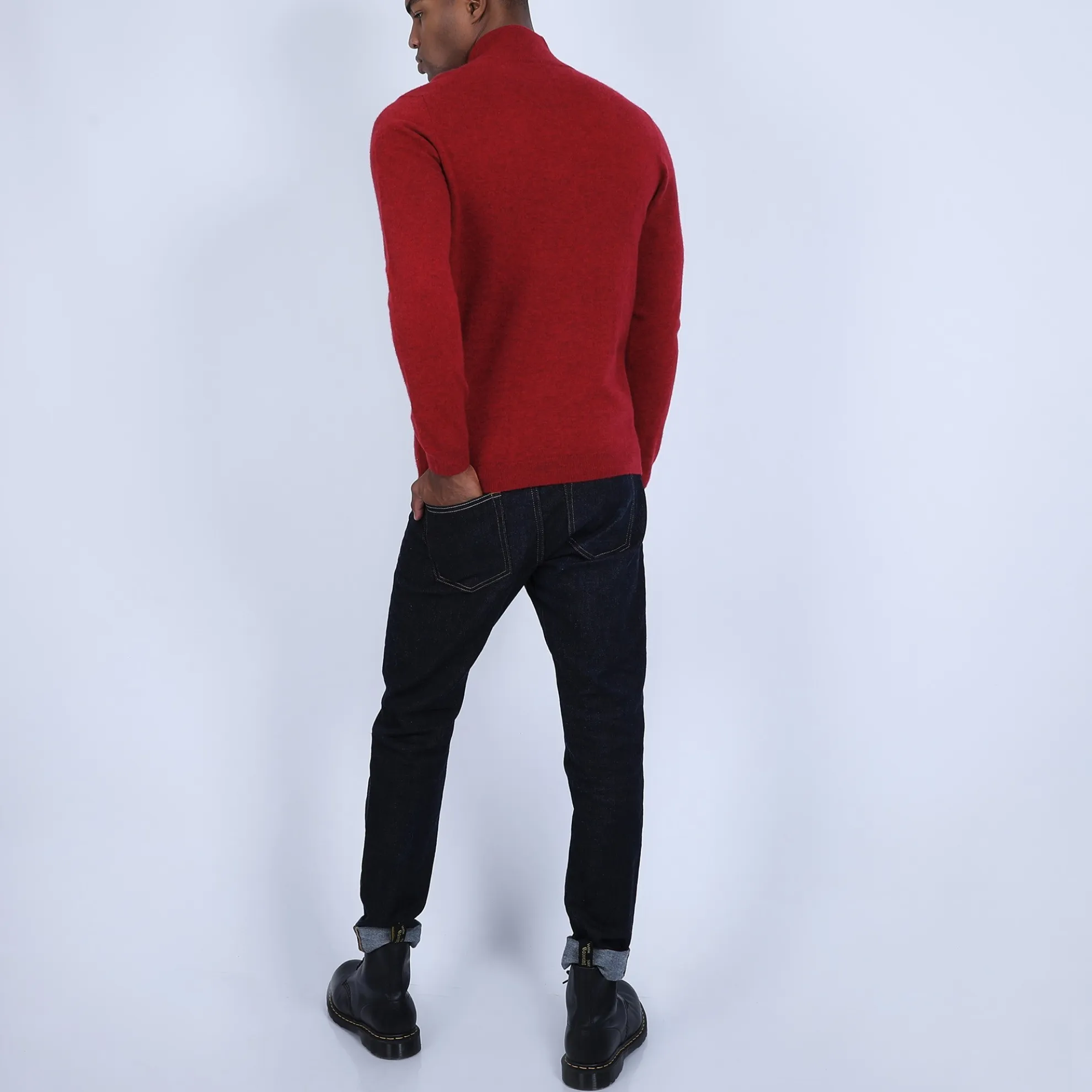 Maison Montagut Pull Col Zippe En Cachemire 2 Fils - Blaise>Homme Pulls