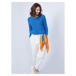 Maison Montagut Pull Cotele Col V - Charles><noscript><img width=