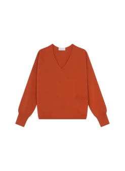 Maison Montagut Pull Court En Cachemire Avec Poche - Balba>Femme Pulls