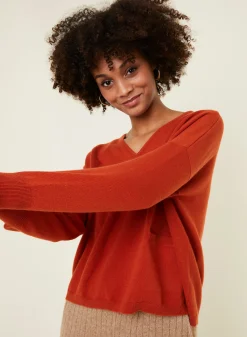 Maison Montagut Pull Court En Cachemire Avec Poche - Balba><noscript><img width=