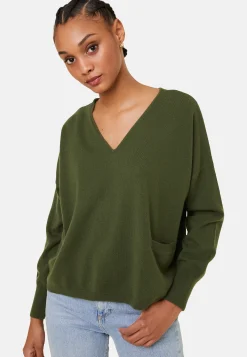 Maison Montagut Pull Court En Cachemire Avec Poche - Balba><noscript><img width=