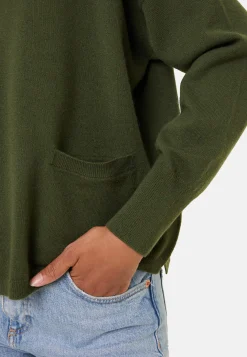 Maison Montagut Pull Court En Cachemire Avec Poche - Balba><noscript><img width=