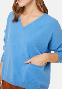 Maison Montagut Pull Court En Cachemire Avec Poche - Balba><noscript><img width=