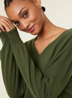 Maison Montagut Pull Court En Cachemire Avec Poche - Balba><noscript><img width=