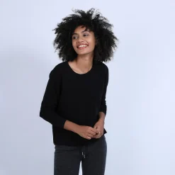 Maison Montagut Pull Court Fentes Cotes En Cachemire - Ophelie><noscript><img width=