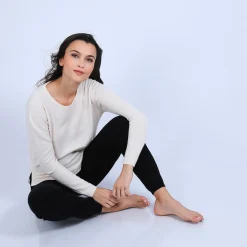 Maison Montagut Pull Court Fentes Cotes En Cachemire - Ophelie><noscript><img width=