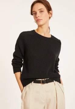 Maison Montagut Pull Emmanchures Marteau En Coton Et Lin - Mick><noscript><img width=