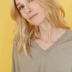 Maison Montagut Pull Emmanchures Marteau En Lin Cachemire - Bailen><noscript><img width=