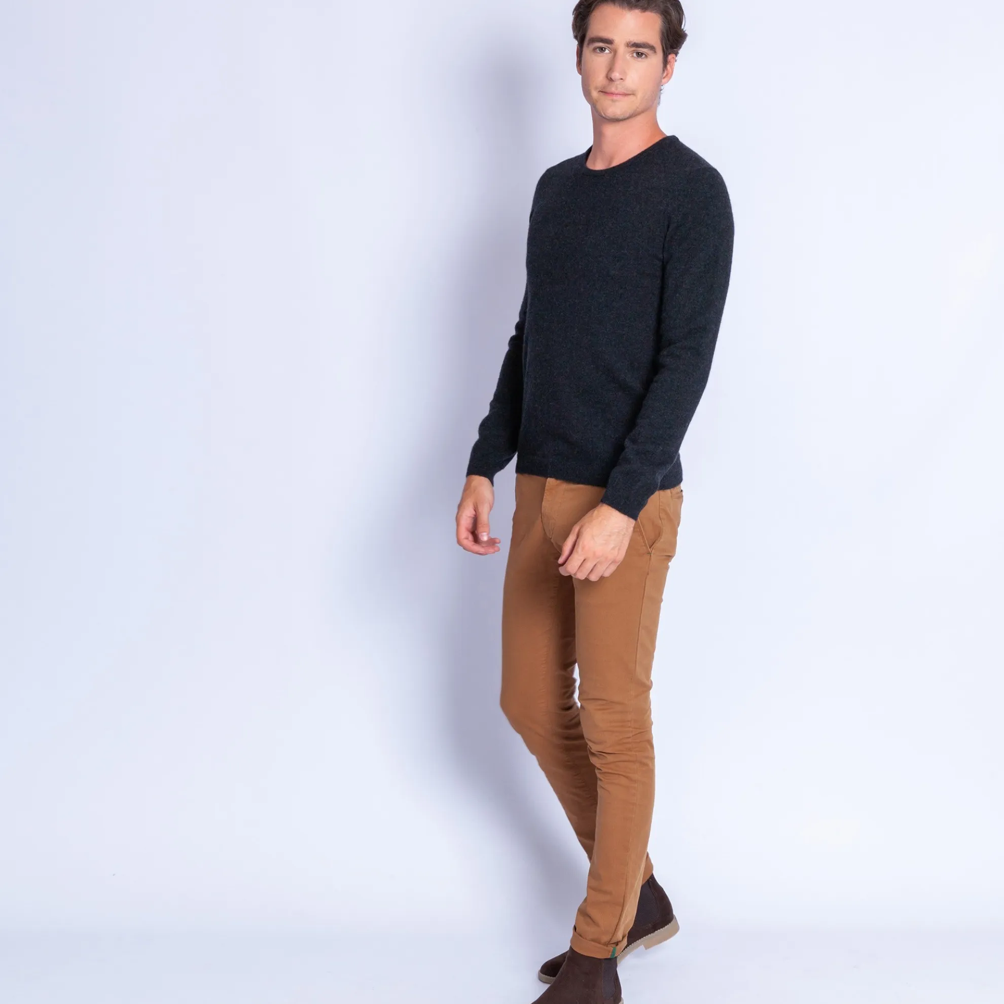 Maison Montagut Pull En Cachemire A Col Rond - Faustin>Homme Pulls
