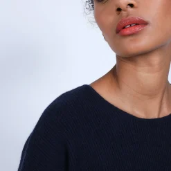 Maison Montagut Pull En Cachemire A Col Rond Boutons Dos - Becky><noscript><img width=