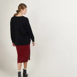 Maison Montagut Pull En Cachemire Boutonne Au Dos - Bahia><noscript><img width=