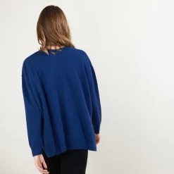 Maison Montagut Pull En Cachemire Col V Avec Fentes - Brendao><noscript><img width=