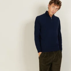 Maison Montagut Pull En Cachemire Col Zippe - Blaise><noscript><img width=