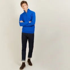 Maison Montagut Pull En Cachemire Col Zippe - Blaise><noscript><img width=