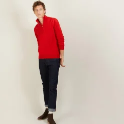 Maison Montagut Pull En Cachemire Col Zippe - Blaise><noscript><img width=