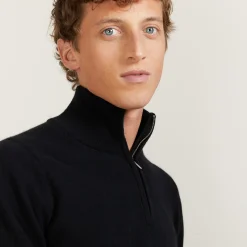 Maison Montagut Pull En Cachemire Col Zippe - Blaise><noscript><img width=