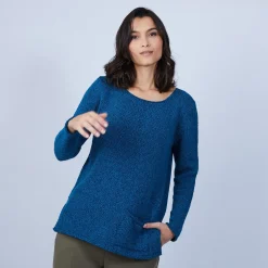 Maison Montagut Pull En Laine Et Soie Poche Avant - Bajira><noscript><img width=