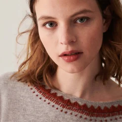 Maison Montagut Pull Encolure Brode En Cachemire - Cetanne><noscript><img width=