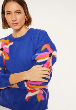 Maison Montagut Pull Fantaisie En Coton Bio - Mariane><noscript><img width=