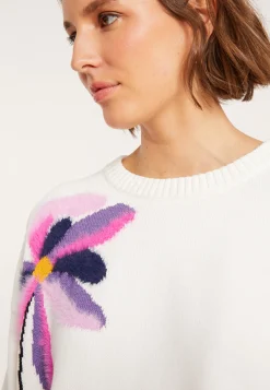 Maison Montagut Pull Fantaisie En Coton Bio - Mariane><noscript><img width=