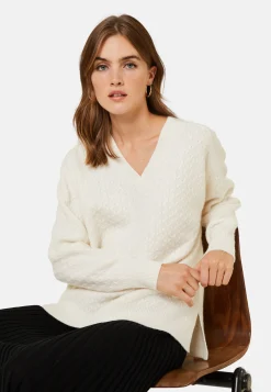 Maison Montagut Pull Fentes Jeux De Points Cachemire - Giulia><noscript><img width=