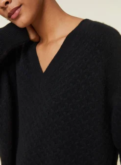 Maison Montagut Pull Fentes Jeux De Points Cachemire - Giulia><noscript><img width=