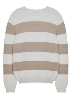 Maison Montagut Pull Grosses Rayures En Coton Bio - Rivage>Homme Pulls