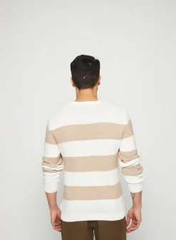 Maison Montagut Pull Grosses Rayures En Coton Bio - Rivage><noscript><img width=