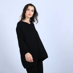 Maison Montagut Pull Large En Cachemire Boutonne Dans Le Dos - Osana><noscript><img width=