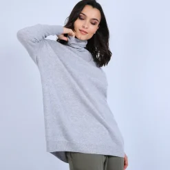 Maison Montagut Pull Large En Cachemire Col Roule - Bouda>Femme Pulls