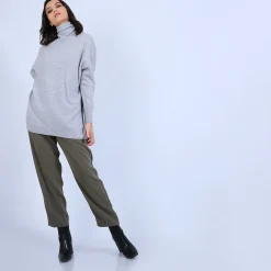 Maison Montagut Pull Large En Cachemire Col Roule - Bouda>Femme Pulls