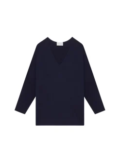 Maison Montagut Pull Manches Chauve-Souris En Laine Merinos - Boxe><noscript><img width=