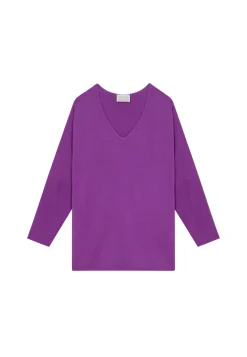 Maison Montagut Pull Manches Chauve-Souris En Laine Merinos - Boxe><noscript><img width=